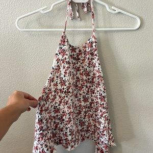 Tie up halter top